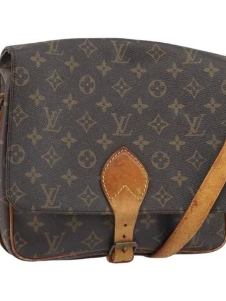 Louis Vuitton Monogram Cartouchiere Gm Shoulder Bag M51252 Lv Auth 164382